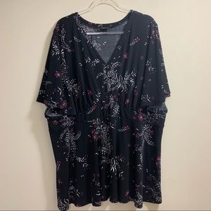 Torrid Floral Blouse Size 5
